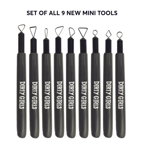 Set of 9 Mini Trim Tools